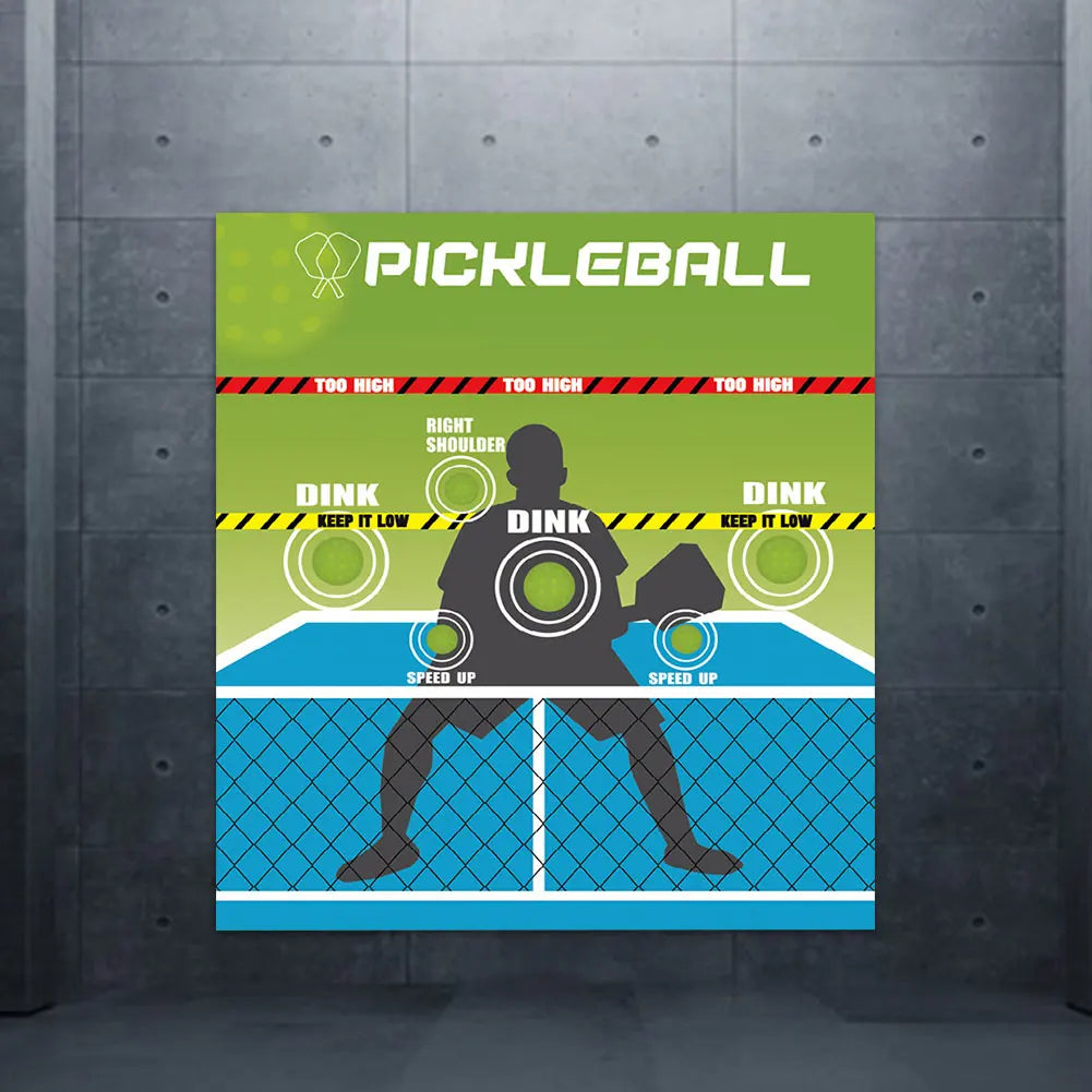 Pickleball Rebounder Training Aid Pickleball Dink Wall Pad Pickleball Practice Pads for Outdoor & Indoor Court Use