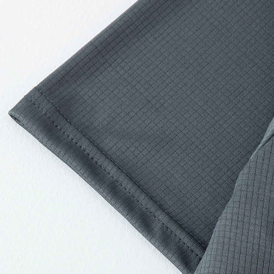 Men’s Waffle Knit Sports T-Shirt – Solid Color Fitness & Running Top (1/5 Pcs)