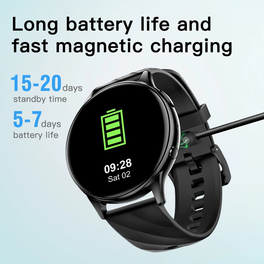 KUMI GW5 1.39" Smartwatch with Liveness Detection