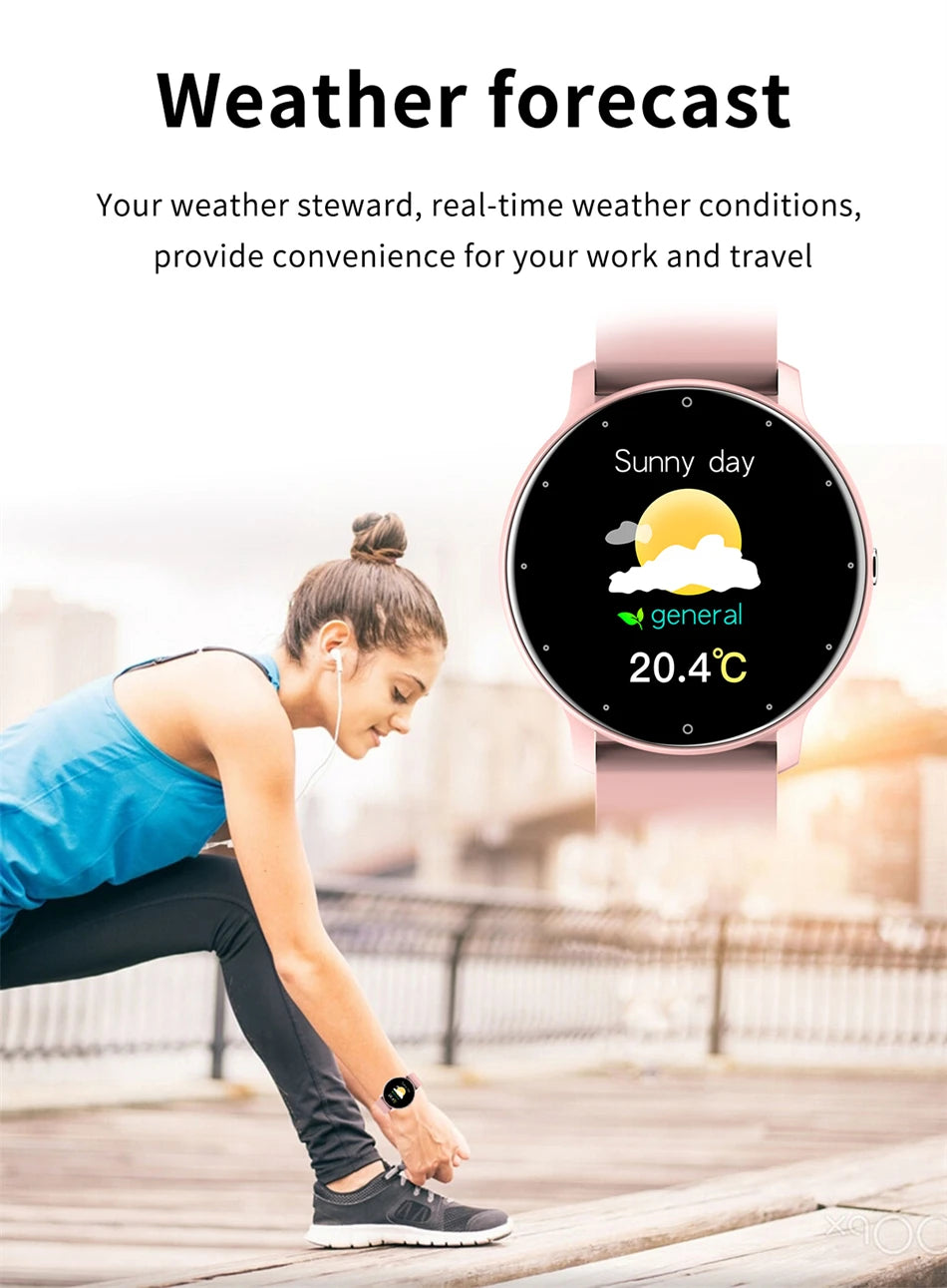 LIGE Smartwatch – Full Touch Bluetooth 5.2 Call & Fitness Tracker (IP67)