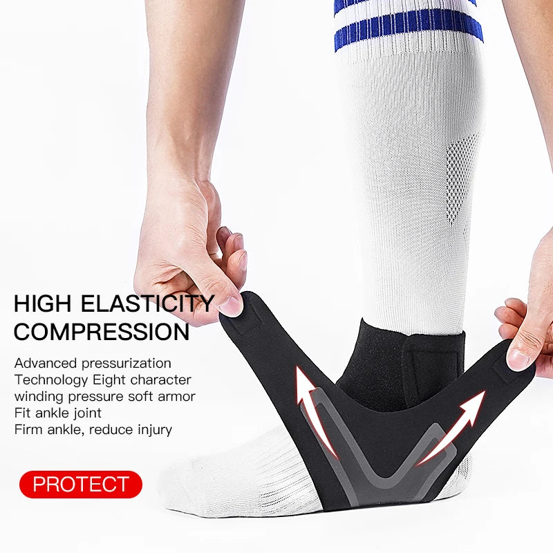 Adjustable Elastic Ankle Support Brace – Breathable Compression Protector