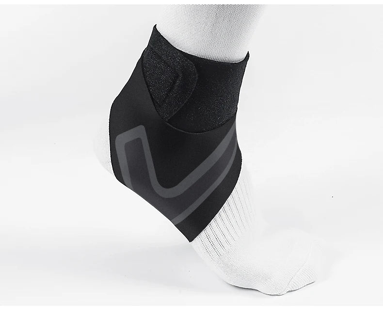 Adjustable Elastic Ankle Support Brace – Breathable Compression Protector