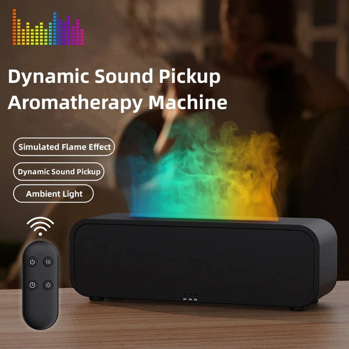Simulated Flame Aromatherapy Diffuser