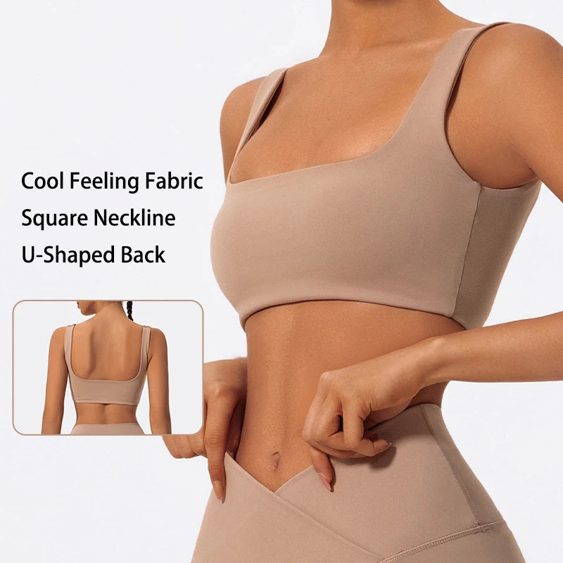 Ctenkevet Women’s Shockproof Yoga Bra