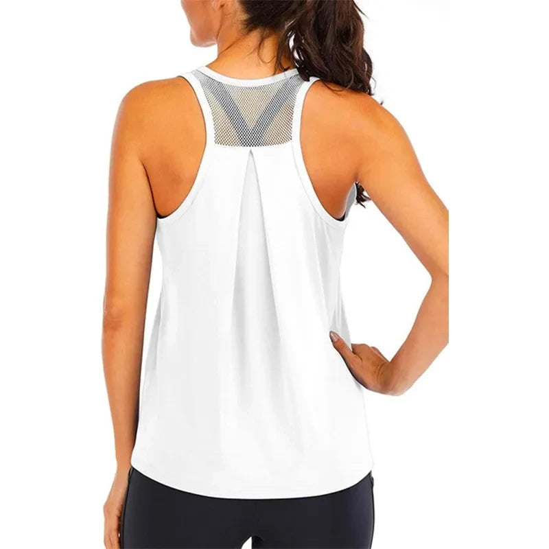 Women’s Loose Fit Yoga Crop Tank Top