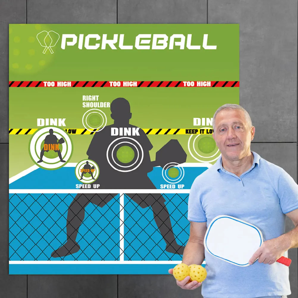 Pickleball Rebounder Training Aid Pickleball Dink Wall Pad Pickleball Practice Pads for Outdoor & Indoor Court Use