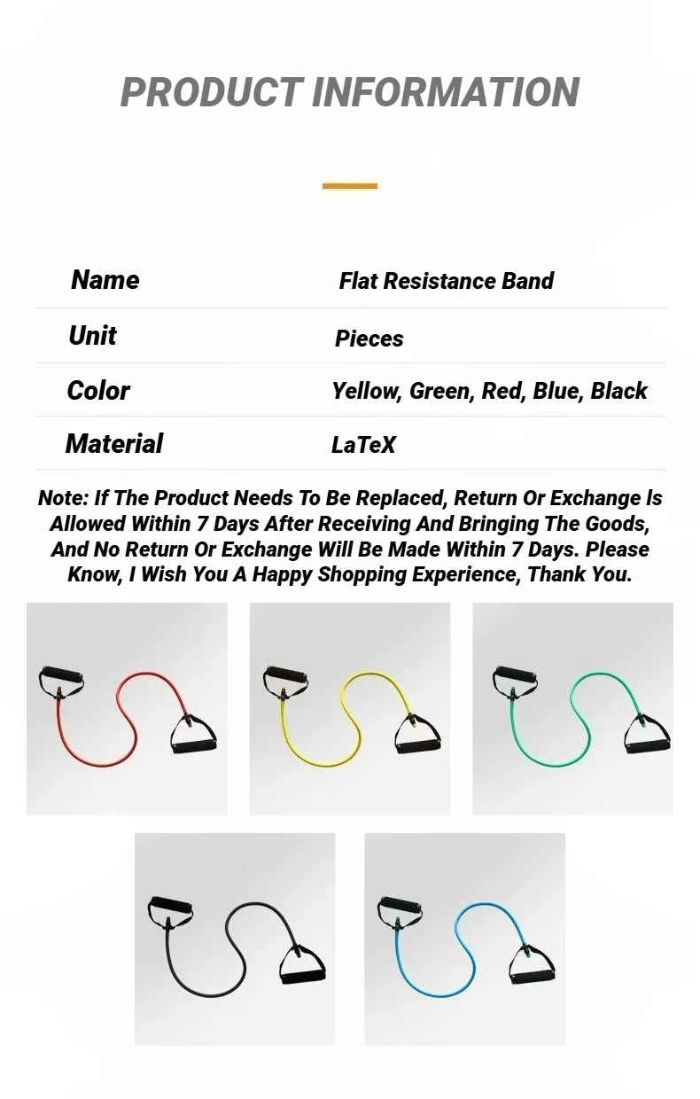 Resistance Bands with Handles – 5 Levels Workout Set
