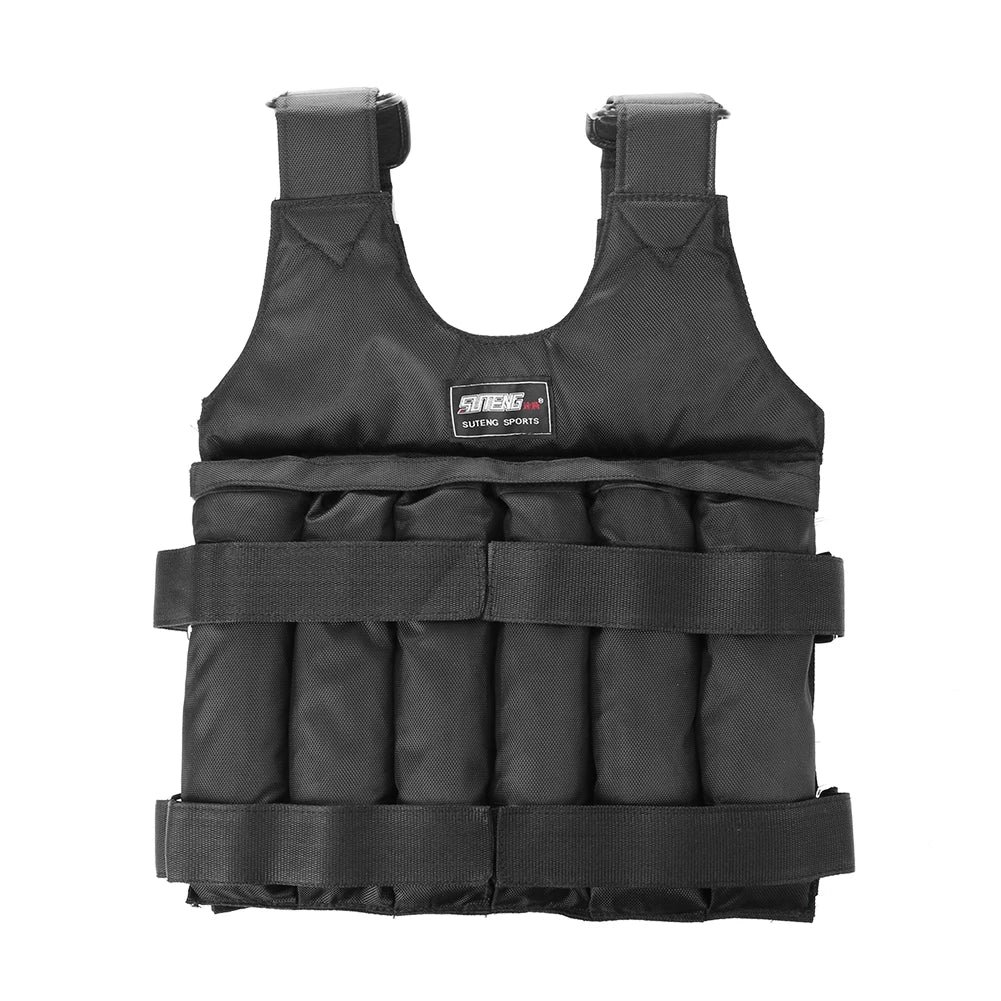 Adjustable Weighted Training Vest – Empty Bag Fitness Jacket 3–35kg