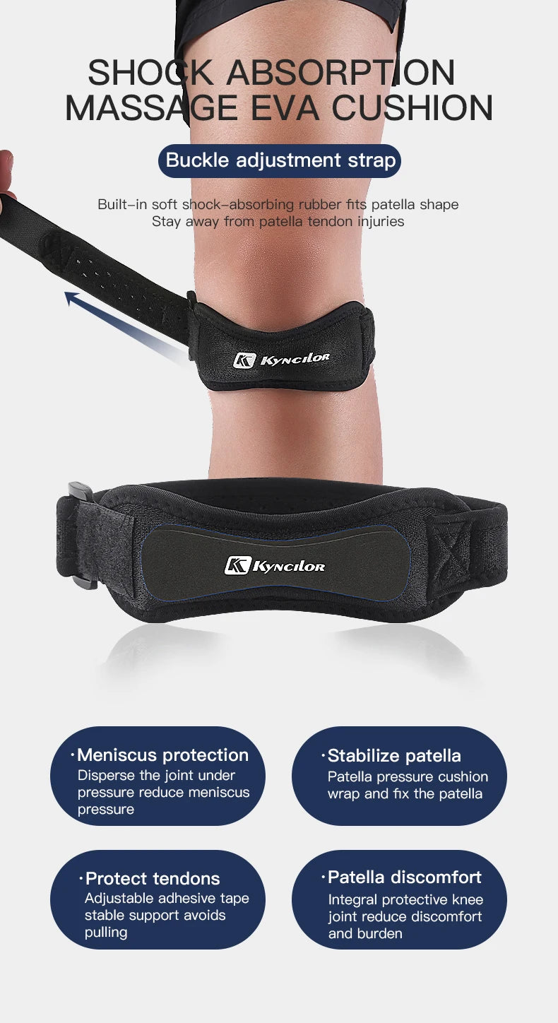 Adjustable Knee Brace Support – Pain Relief Patella Stabilizer