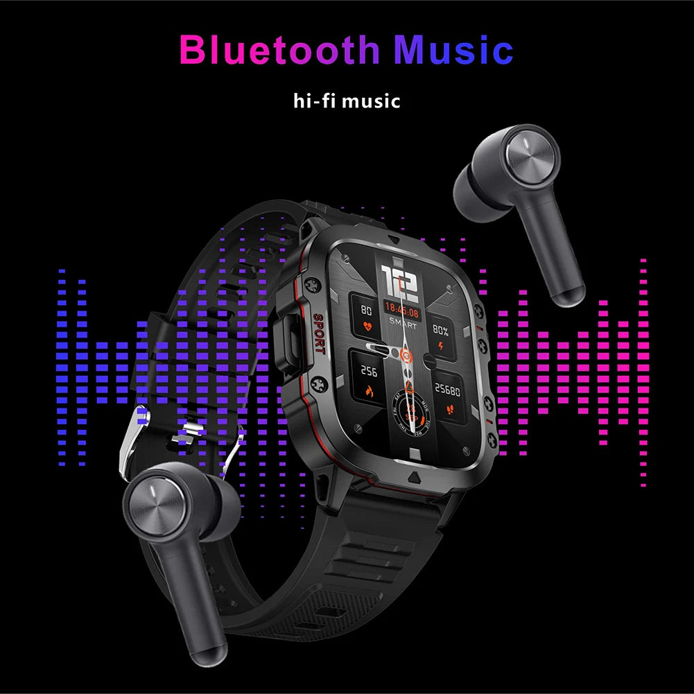 1.96" Touchscreen Outdoor Smartwatch for Men