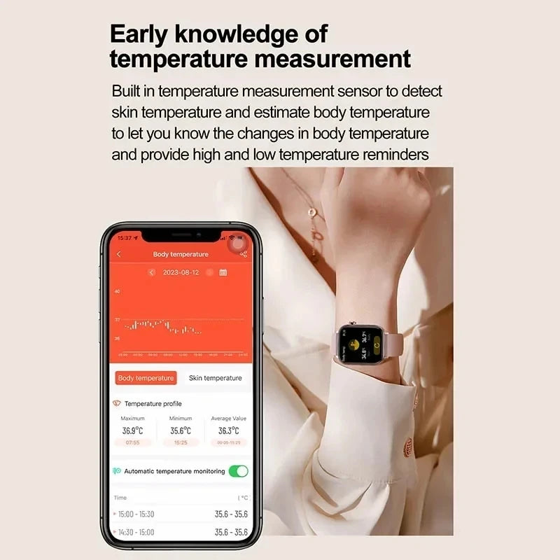 2025 ECG+PPG Smartwatch with Health Monitoring