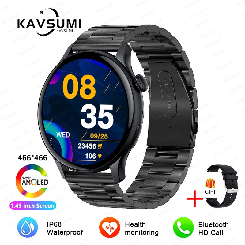 2024 NFC Smartwatch for Women with GPS & Bluetooth