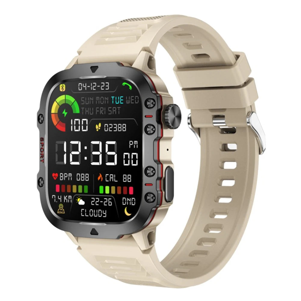 1.96" Touchscreen Outdoor Smartwatch for Men