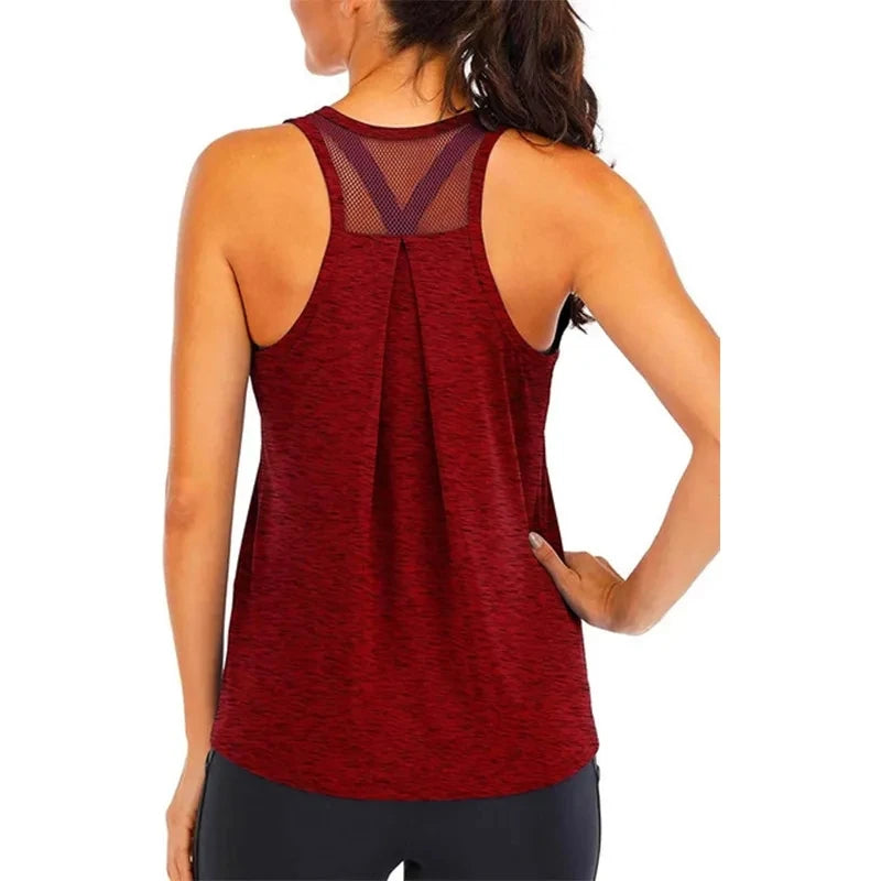 Women’s Loose Fit Yoga Crop Tank Top