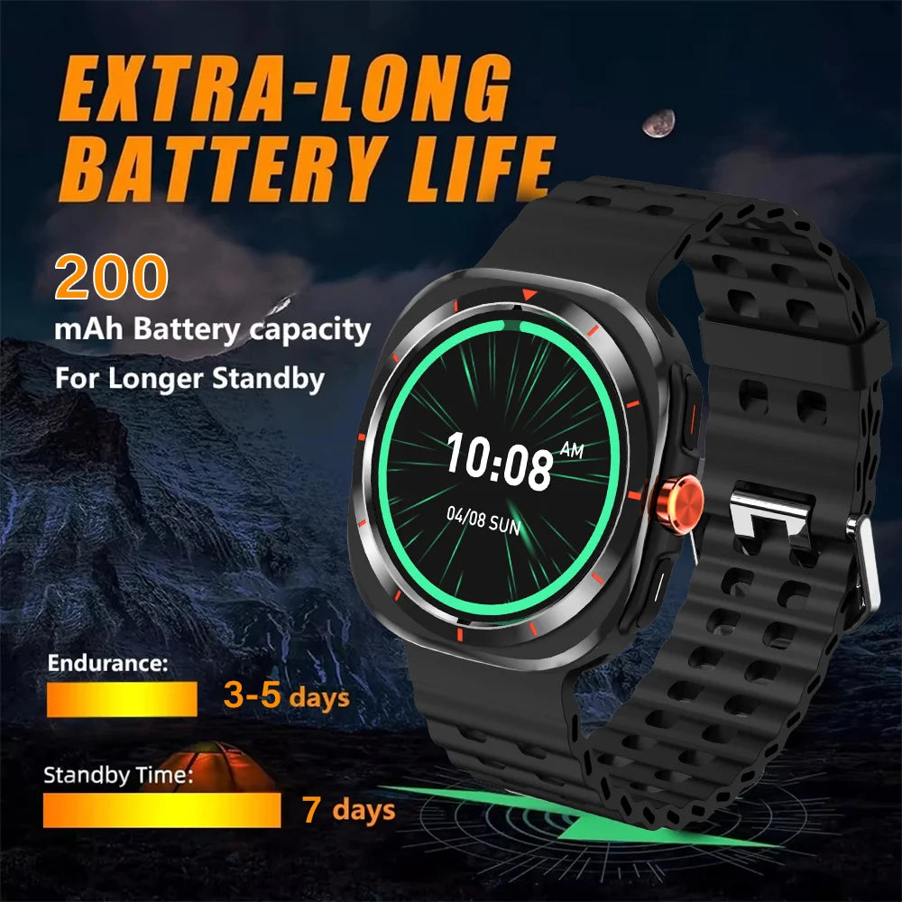 LAXASFIT GT7 Ultra Smartwatch – AMOLED Bluetooth Call Fitness Tracker