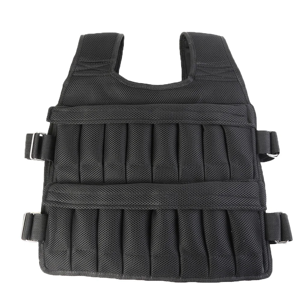 Adjustable Weighted Training Vest – Empty Bag Fitness Jacket 3–35kg
