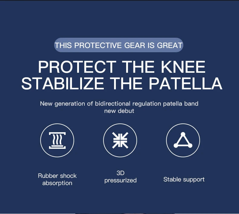 Adjustable Knee Brace Support – Pain Relief Patella Stabilizer