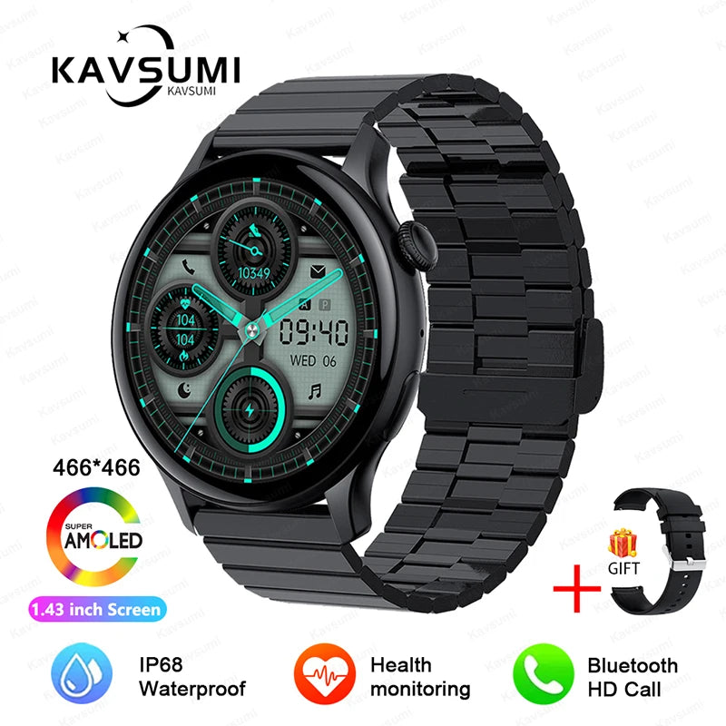 2024 NFC Smartwatch for Women with GPS & Bluetooth