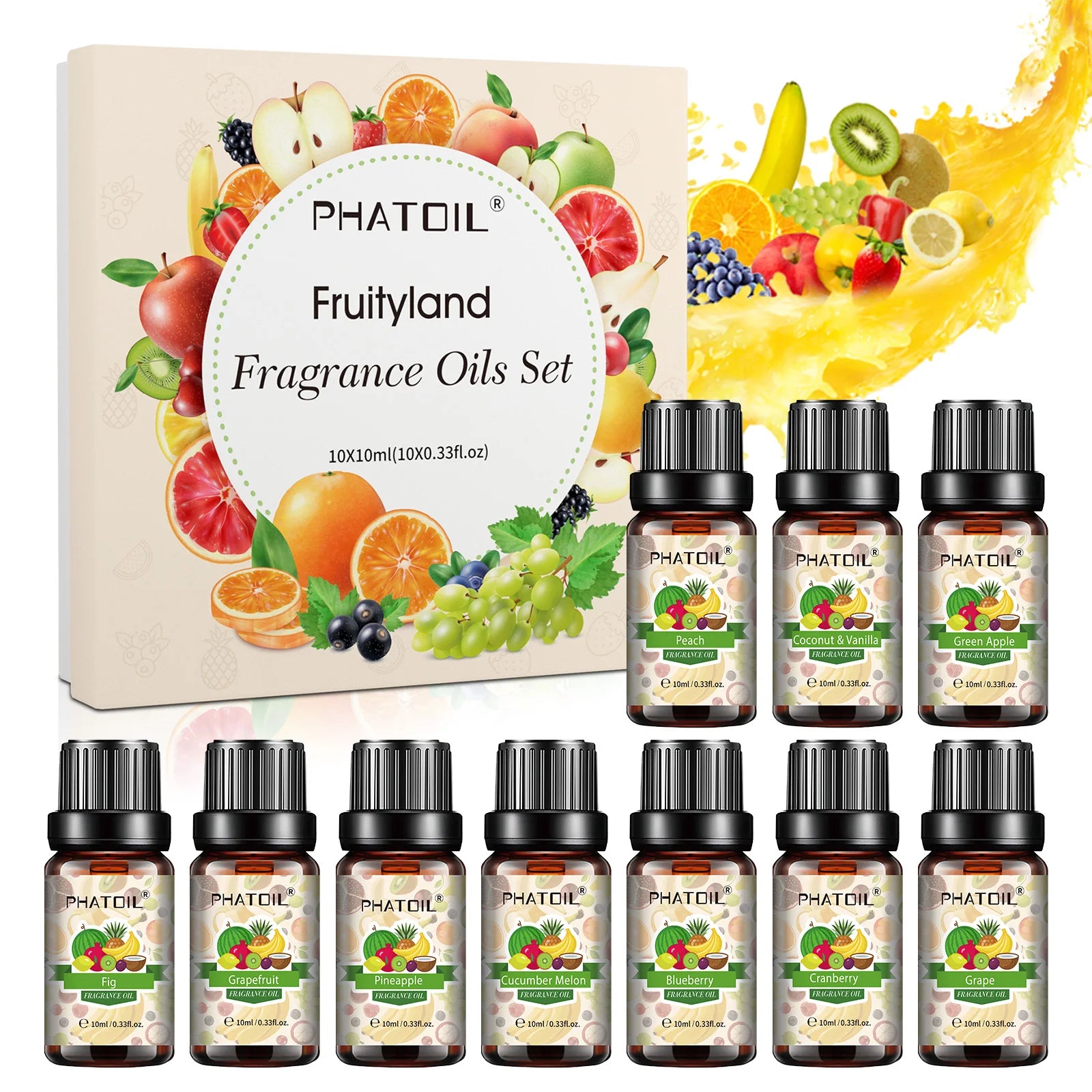 PHATOIL 10ml Fruit Fragrance Oils