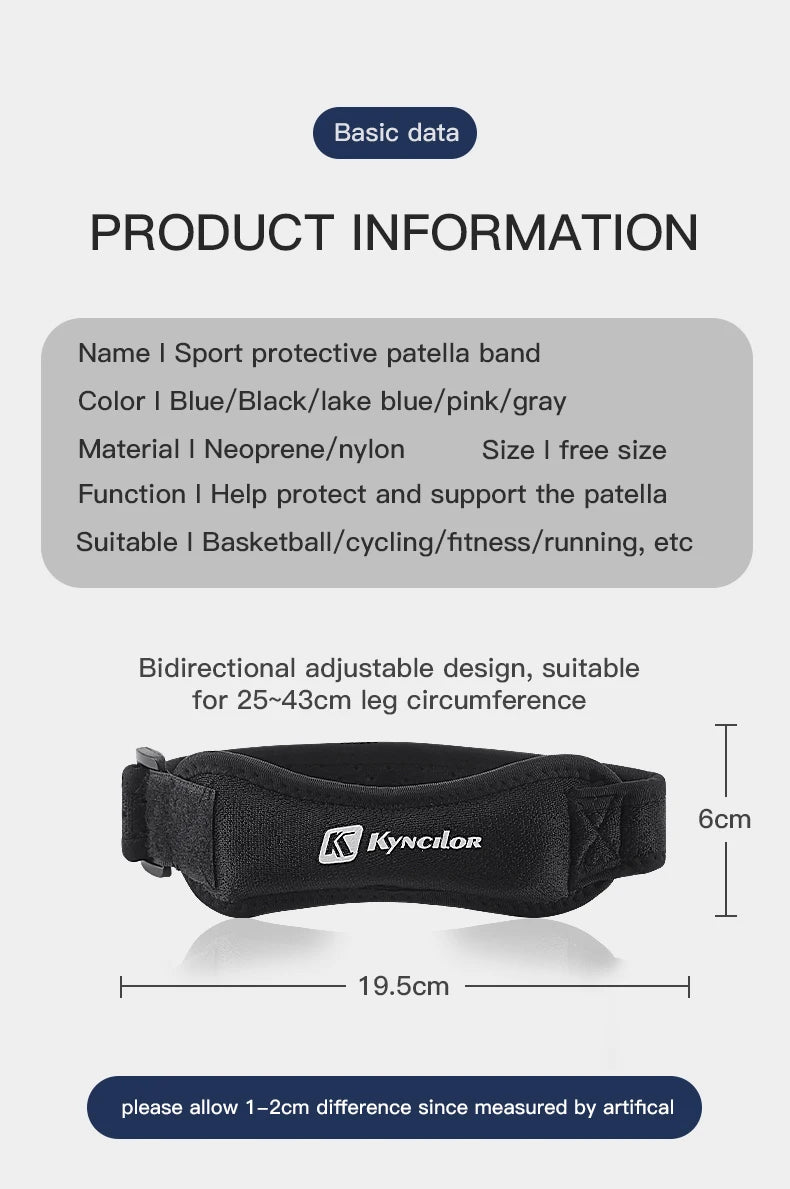 Adjustable Knee Brace Support – Pain Relief Patella Stabilizer