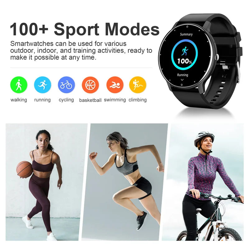 LIGE Smartwatch – Full Touch Bluetooth 5.2 Call & Fitness Tracker (IP67)