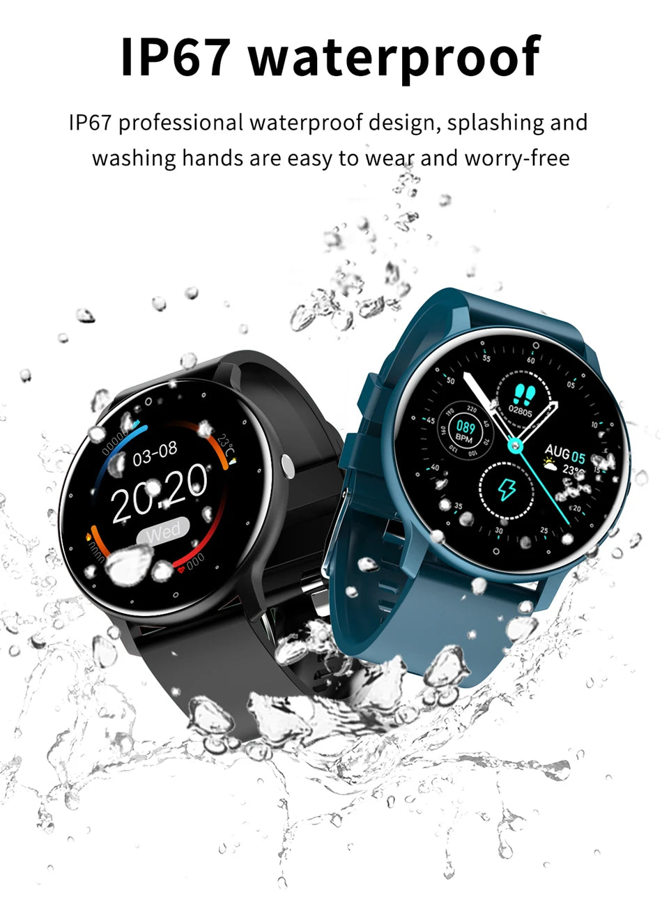 LIGE Smartwatch – Full Touch Bluetooth 5.2 Call & Fitness Tracker (IP67)