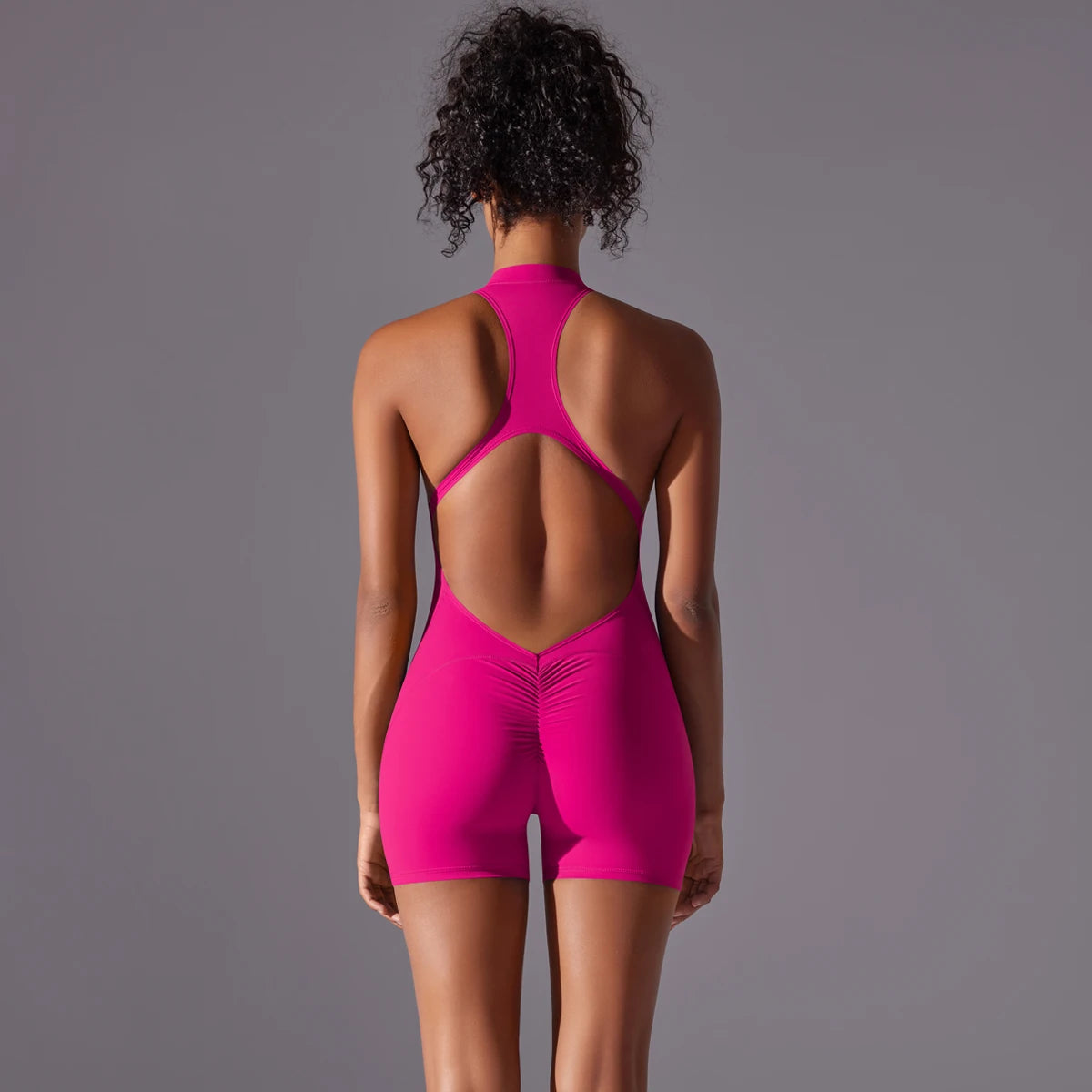Women’s Sports Bodysuit – Push Up Quick-Dry Yoga Suit