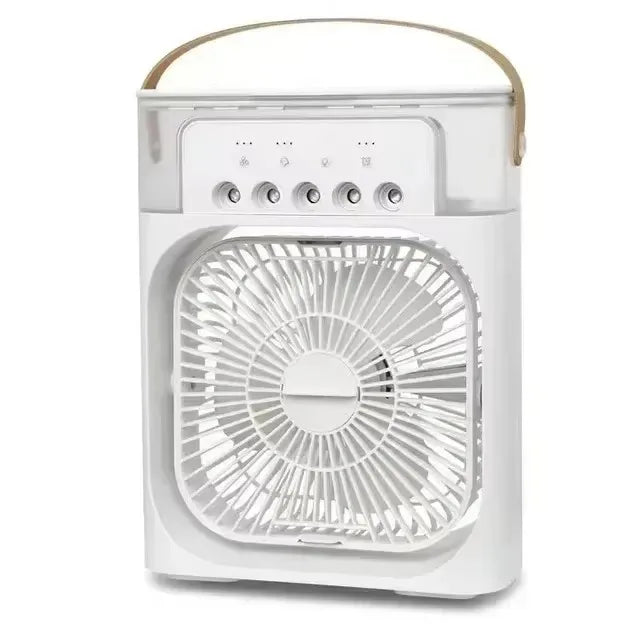 3-in-1 Portable Air Cooler Fan – Mini AC, Humidifier & LED Night Light