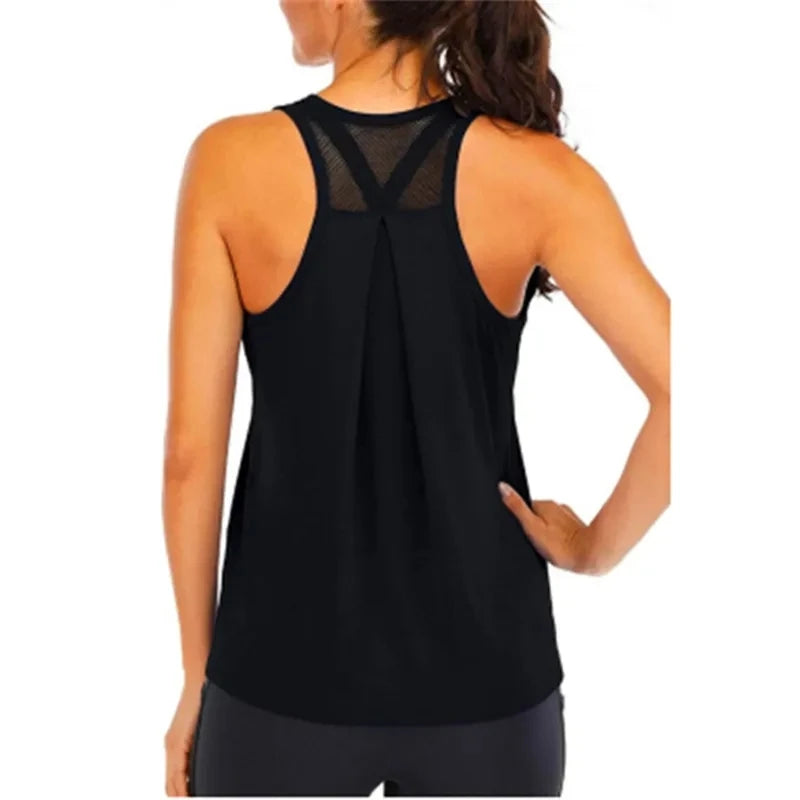 Women’s Loose Fit Yoga Crop Tank Top