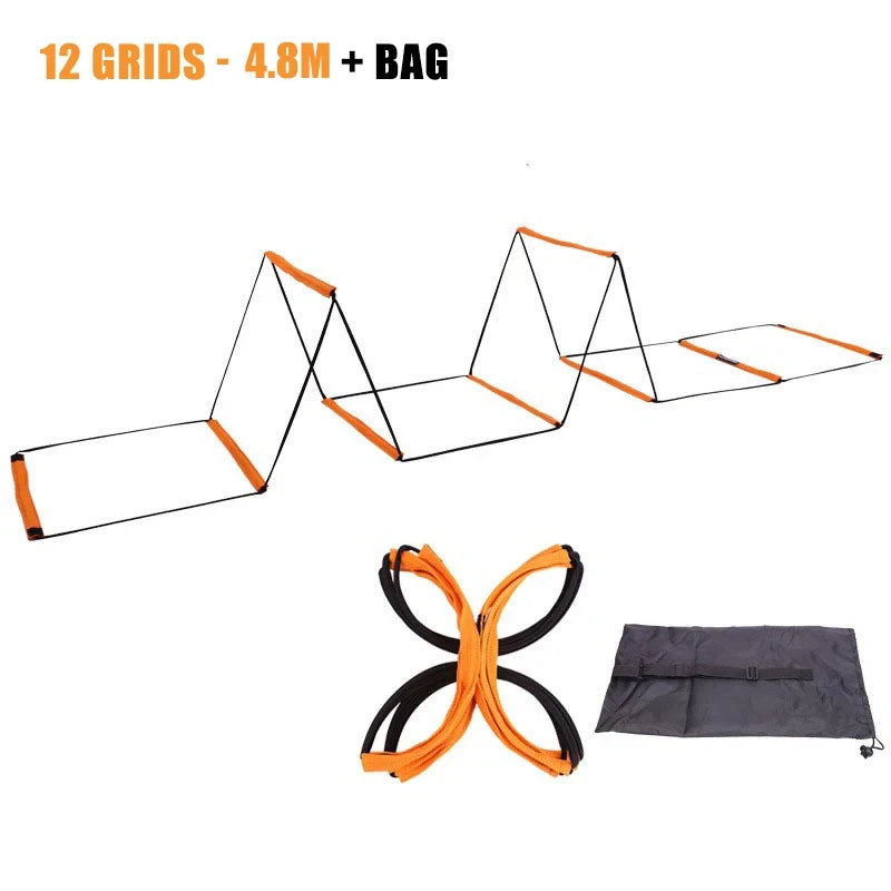 Dual-Purpose Agility Ladder – Soccer & Speed Training Equipment