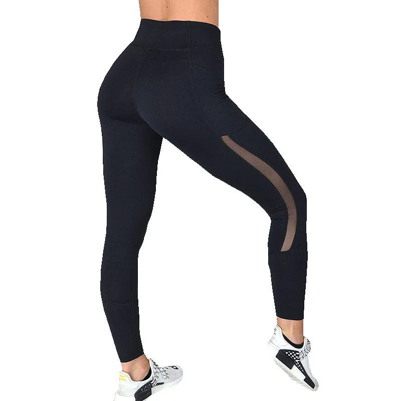 Women’s Cropped Sports Leggings with Pockets