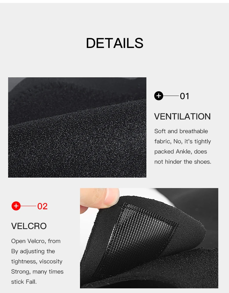 Adjustable Elastic Ankle Support Brace – Breathable Compression Protector