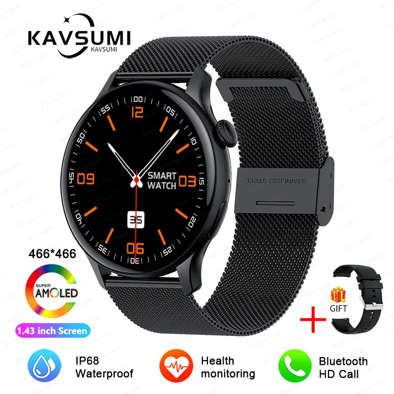 2024 NFC Smartwatch for Women with GPS & Bluetooth