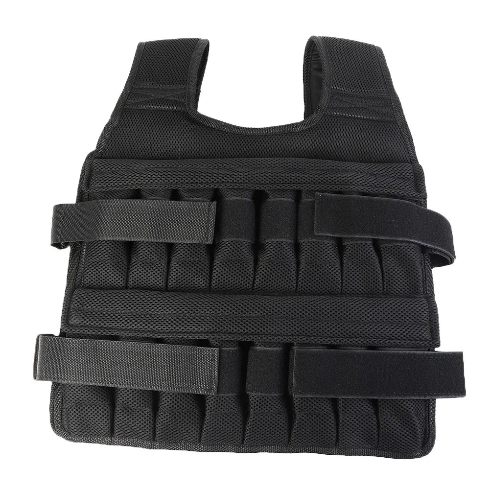 Adjustable Weighted Training Vest – Empty Bag Fitness Jacket 3–35kg
