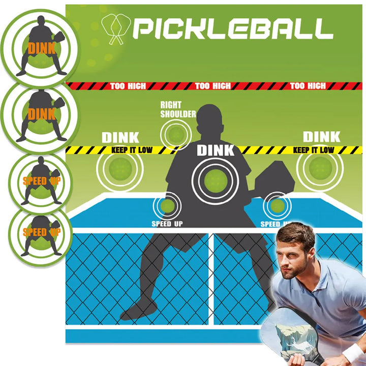 Pickleball Rebounder Training Aid Pickleball Dink Wall Pad Pickleball Practice Pads for Outdoor & Indoor Court Use