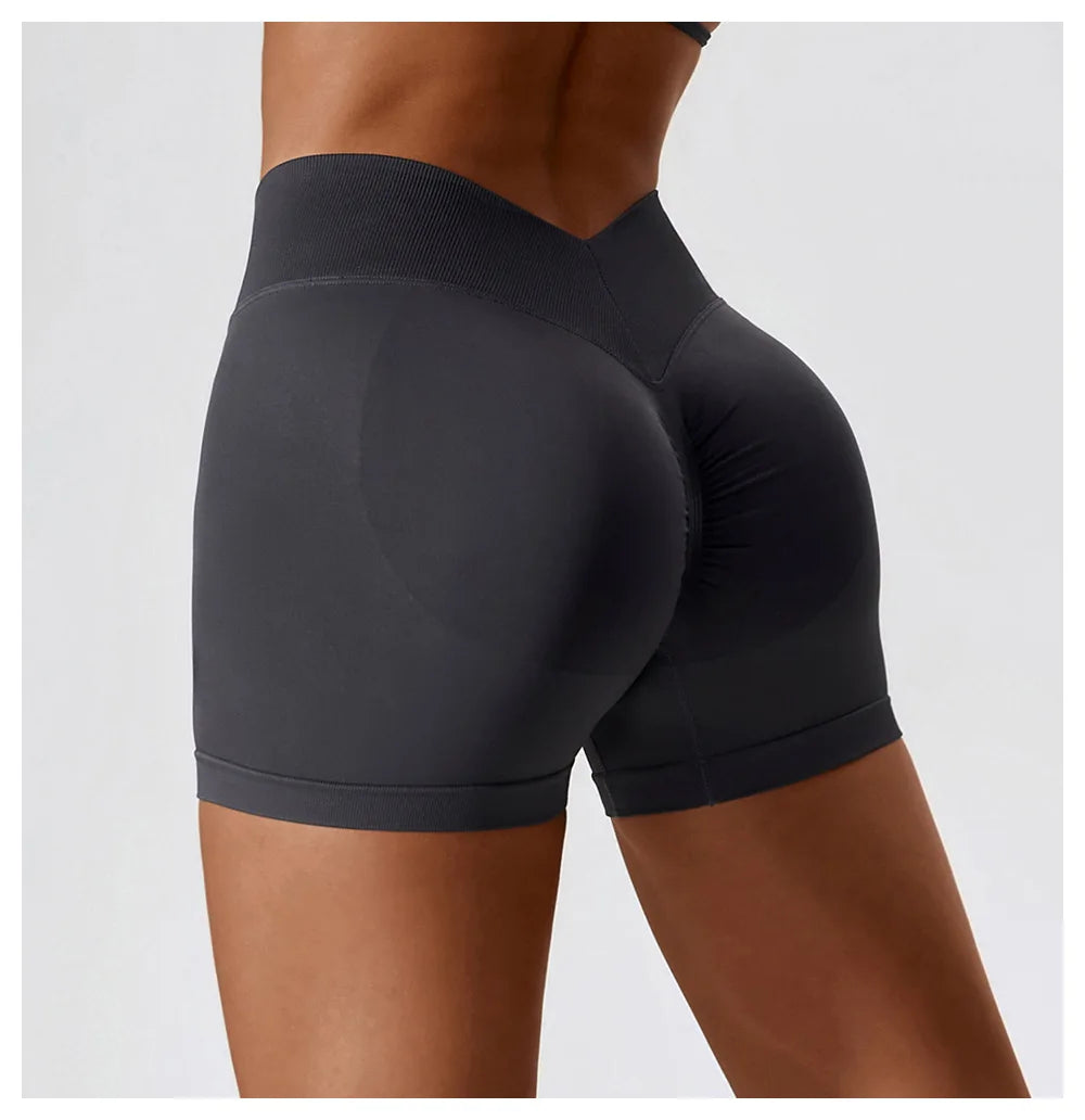Women’s High Waist Scrunch Butt Yoga Shorts